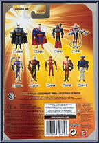 Elongated Man from Justice League Unlimited - DC Super Heroes - Orange Cards manufactured by Mattel [Back]