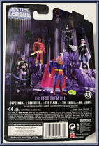 Huntress from Justice League Unlimited - DC Super Heroes - Purple Cards manufactured by Mattel [Back]