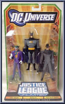 Joker / Batman / Gray Ghost from Justice League Unlimited - 3-Packs - DC Universe manufactured by Mattel [Front]