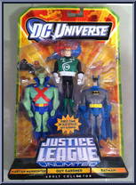 Martian Manhunter / Green Lantern (Guy Gardner) / Batman (Classic Detective) Action Figure