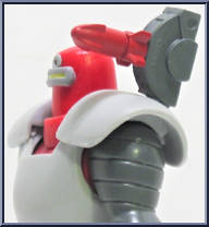 Rocket Red from Justice League Unlimited - DC Super Heroes - Orange Cards manufactured by Mattel [Loose]
