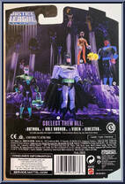 Vixen from Justice League Unlimited - DC Super Heroes - Purple Cards manufactured by Mattel [Back]