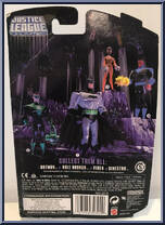 Wonder Woman from Justice League Unlimited - DC Super Heroes - Purple Cards manufactured by Mattel [Back]