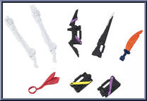 Expansion Parts Set from Kamen Rider - SHODO-XX (Double Cross) - Shodo 05 manufactured by Bandai [Loose]