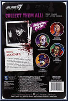 King Diamond (Halloween) from King Diamond - ReAction Figures manufactured by Super7 [Back]
