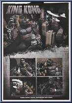 King Kong (Concrete Jungle) from King Kong - Basic Series manufactured by Neca [Back]
