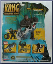 Kong vs Juvenile V-Rex from Kong - 8th Wonder of the World - Minis manufactured by Playmates [Back]