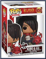 Kubo & Little Hanzo from Kubo and the Two Strings - Pop! Vinyl Figures manufactured by Funko [Front]