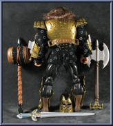 Kull the Conqueror (Blazing Battle Armor) from Kull the Conqueror - Basic Series manufactured by Toy Biz [Loose]