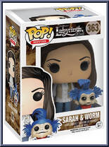 Sarah & Worm from Labyrinth - Pop! Vinyl Figures manufactured by Funko [Front]