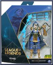 Ashe from League of Legends - Basic Series manufactured by Spinmaster [Back]