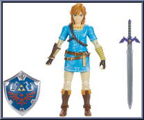 Link (Master Sword and Shield) from Legend of Zelda - Basic Series manufactured by Jakks Pacific [Loose]