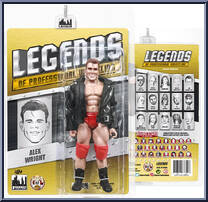 Alex Wright from Legends of Professional Wrestling - Yellow Cards manufactured by Figures Toy Company [Front]