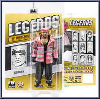Konnan from Legends of Professional Wrestling - Yellow Cards manufactured by Figures Toy Company [Front]