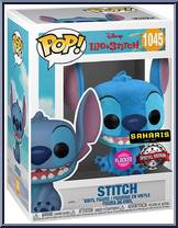 Stitch (Smiling) (Flocked) from Lilo & Stitch - Pop! Vinyl Figures manufactured by Funko [Front]