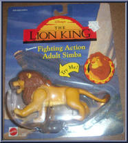 Simba (Adult Fighting Action) from Lion King - Action Figures manufactured by Mattel [Front]