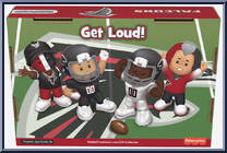 Atlanta Falcons from Little People Collector - NFL manufactured by Fisher-Price [Back]