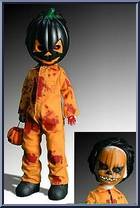 Blair (Pumpkin) (Orange Blood) from Living Dead Dolls - Series 16 - Variants manufactured by Mezco [Loose]