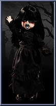 Dark from Living Dead Dolls - Series 31 manufactured by Mezco [Loose]