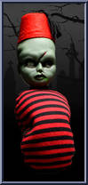 Wurm the Human Grub from Living Dead Dolls - Series 30 - Variants manufactured by Mezco [Loose]