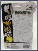 Tasmanian Devil from Looney Tunes - Bendables - White Package manufactured by NJ Croce [Back]