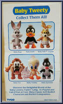Baby Tweety from Looney Tunes - Plush manufactured by Tyco [Back]