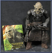 Orc Overseer (with Newborn Uruk-Hai) from Lord of the Rings - Fellowship of the Ring - Series 2 manufactured by Toy Biz [Loose]