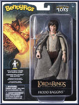 Frodo Baggins from Lord of the Rings - Bendyfigs manufactured by Noble Toys [Front]