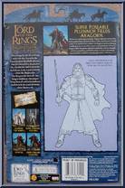 Aragorn (Super Poseable Pelennor Fields) from Lord of the Rings - Return of the King - Series 2 manufactured by Toy Biz [Back]