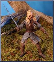 Eomer (Sword Attack Action) from Lord of the Rings - Trilogy - Two Towers - Series 1 manufactured by Toy Biz [Loose]