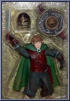 Merry (Rohan Armor with Sword Slashing Action) from Lord of the Rings - Trilogy - Return of the King - Series 2 manufactured by Toy Biz [Front]