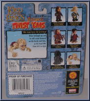 Smeagol (Crawling) from Lord of the Rings - Trilogy - Motorized Twist 'Ems manufactured by Toy Biz [Back]