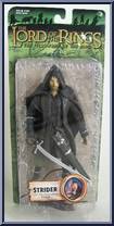 Strider (Sword Slashing Action) from Lord of the Rings - Trilogy - Fellowship of the Ring - Series 1 manufactured by Toy Biz [Front]