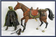 Aragorn w with Brego from Lord of the Rings - Two Towers - Deluxe Horse & Riders manufactured by Toy Biz [Loose]
