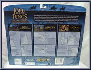 Freedom to Edoras from Lord of the Rings - Two Towers - Gift Packs manufactured by Toy Biz [Back]
