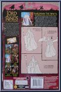 Saruman the White (White Belt, White Robes) from Lord of the Rings - Two Towers - Series 2 manufactured by Toy Biz [Back]