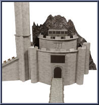 Rohirrim Hornburg Deluxe Castle Playset from Lord of the Rings - War of the Rohirrim - Basic Series manufactured by McFarlane [Loose]