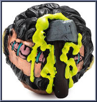 Leatherface from Madballs - Horrorballs manufactured by Kidrobot [Loose]