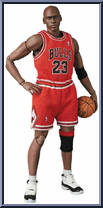 Michael Jordan (Red Jersey) from Mafex - NBA manufactured by Medicom [Loose]