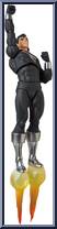 Superman (Black Suit) (Return of Superman) from Mafex - DC manufactured by Medicom [Loose]
