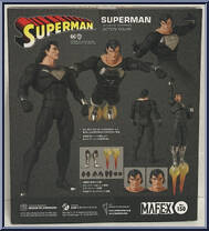 Superman (Black Suit) (Return of Superman) from Mafex - DC manufactured by Medicom [Back]