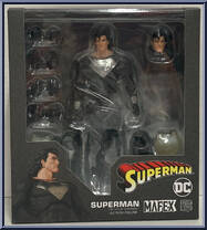Superman (Black Suit) (Return of Superman) from Mafex - DC manufactured by Medicom [Front]