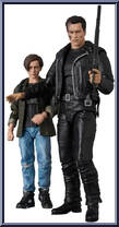 T-800 (Judgement Day) / John Connor from Mafex - Terminator manufactured by Medicom [Loose]