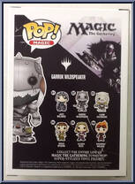 Garruk Wildspeaker from Magic the Gathering - Pop! Vinyl Figures manufactured by Funko [Back]