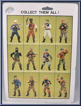 Soldier (Camo) #5 from Magnificent Team - Basic Series manufactured by Paco [Back]