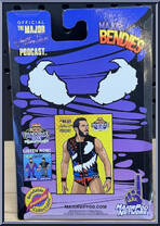 Johnny Gargano from Major Wrestling Figure Podcast - Major Bendies - Exclusives manufactured by Unknown [Back]