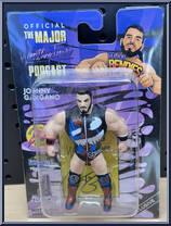 Johnny Gargano from Major Wrestling Figure Podcast - Major Bendies - Exclusives manufactured by Unknown [Front]