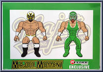 Major Moment 2-Pack from Major Wrestling Figure Podcast - Major Bendies - Exclusives manufactured by Unknown [Back]