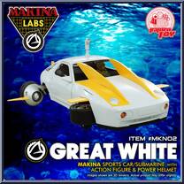 Great White from Makina - Basic Series manufactured by Ramen Toy [Loose]