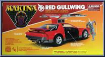 Red Gullwing (Mads Hawking) from Makina - Basic Series manufactured by Ramen Toy [Back]